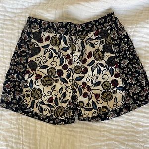 Anthropologie Cartonnier Floral Shorts
